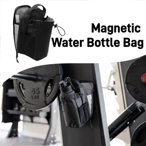 Magnetic Gym Bag Large Capacity Gym Water Bottle Bag Holder Multi-Functional Portable Muti-Pocket Water Pouch