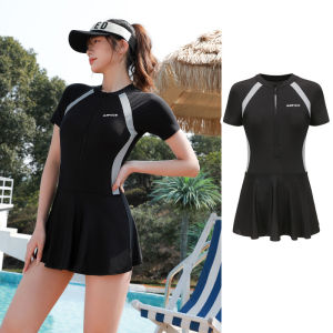 Sports Swimwear Womens Siamese Conservative Slim Fit Slimming ins Wind Professional Ladies plus Size Hot Spring Swimsuit Wholesale ㏇L0514