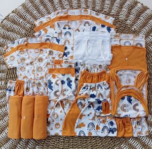 40Pcs Serian Kunyit paket perlengkapan bayi Konmplit