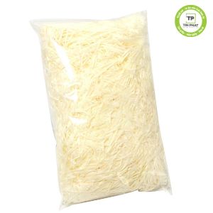 1kg Giấy rơm giấy vụn lót hộp quà tặng - màu kem nâu hồng xanh dương