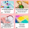 DIY Perler Beads Fuse Beads Kit DIY for Kids Adults 3D Puzzle Set Toy 2.6mm Mini Fuse Beads Kit for Crafts Fuse Beading KitMulticolored Iron DIY Fuse Beads 48 Colors. 