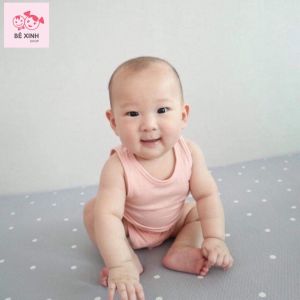 [GÍA SỐC] Bộ sát nách bé trai có size lớn áo minky mom ba lỗ chất cotton lạnh mát mùa hè BX69 bộ 3 lỗ minky cho bé - Bé Xinh Shop