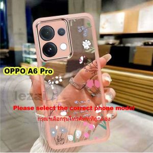 Ốp lưng hoa trong suốt chống sốc mềm a6pro A6 Pro 2025 oppoa6pro A 6 Pro
