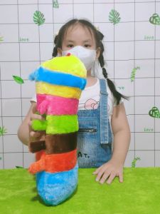 ĐỒ CHƠI SÂU BÔNG 40CM NHIỀU MÀU LÔNG MỀM ẢNH THẬT