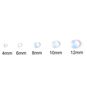 20-50Pcs 4 6 8 10 12mm Resin Imitation Cat Eye Beads Round Flat Back Clear Cabochons Dome for DIY Jewelry Findings Making Antique Hairpin Material