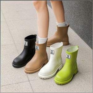 Women S Hoes Comfort Lightweight Rain Boots Suitable for Wide Range of People Rubber Shoes