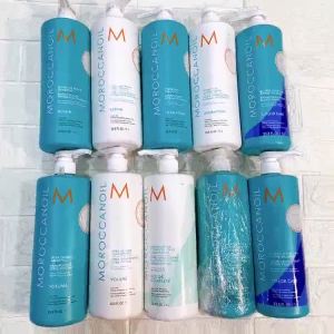 Combo gội xả hấp và tinh dầu dưỡng Moroccanoil 1000ml ( Big size)
