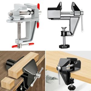 SJJL Kìm phẳng Mỏ kẹp mini Nhỏ loại Bàn làm việc Di động Có thể điều chỉnh Kẹp bàn Mô hình làm đồ trang sức