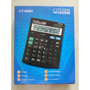 Kalkulator Citizen Tipe CT-666N Tax Calculation Fitur Lengkap