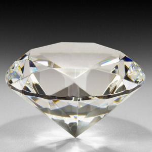 Creative Cut Glass Paperweight Giant Artificial Diamond Jewelry Decoration Crafts