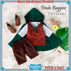 Carnaval Series | Kostum Frodo Baggins the Hobbit | Baju Karnaval Ulang Tahun | Azzafran for Mommy