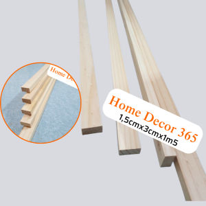 Thanh Nan Gỗ Thông Bào Sẵn Giá Rẻ Dày 15cm x 3cm x Dài 1m5 Gỗ Thông Pallet Xẻ Thanh Dùng Làm Nẹp Chỉ Decor