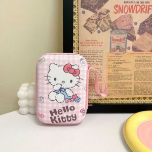 SIERWU EVA Data Cable Storage Box Large Capacity Kuromi Pachacco Winnie Charger Protective Cover Portable Udisk Drive Organizer Outdoor Travel