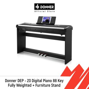 Donner DEP - 20 Digital Piano 88 Key Fully Weighted + Furniture Stand