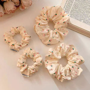 Dây Buộc Tóc in hình dâu tây dây buộc tóc Phụ kiện tóc Essential cho kiểu tóc dễ thương và thoải mái