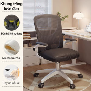 Ghế văn phòng công thái học ghế lưới cao cấp thiết kế chống mỏi lưng xoay 360 độ phù hợp học tập làm việc tựa đầu điề