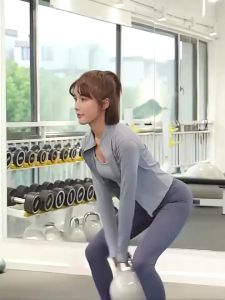 Yoga Jacket for woman Long Sleeved Tights Jacket Quick Drying Fitness Running With Zipper Tops