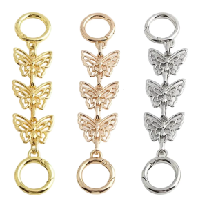 Butterfly Shape Extender Chain Adjustable Clasp For Necklace Bracelet Extension Alloy Bag Accessories