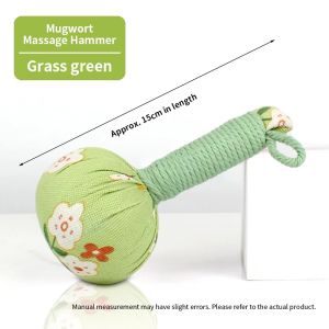 Turtle Wormwood Massage Hammer Full Filling Selected Mugwort Plant Extracts Full Body Relax