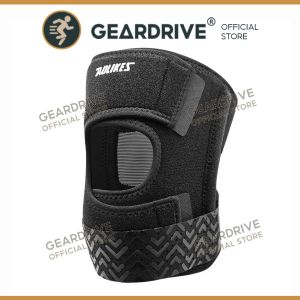 GEARDRIVE Knee Braces for Knee Pain Light Patella Brace with Side Stabilizers for Meniscus Tear Adjustable Compression Sleeve Patellar Tendon Support Strap