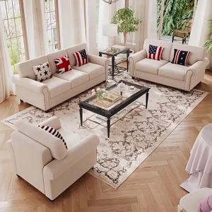 Sofa Living Room Removable Washable Inline Three-Seat Four-Seat Latex Technology Cloth