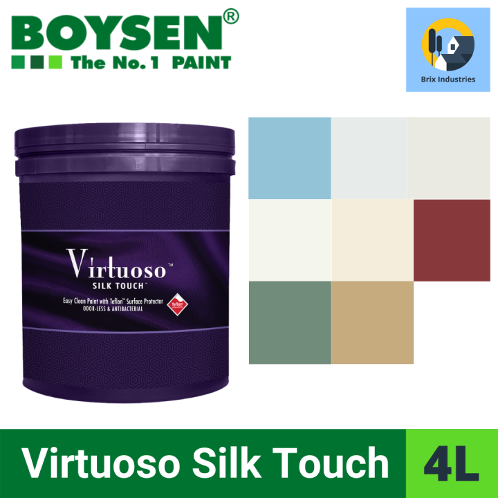 Boysen Virtuoso Silk Touch Paint 4 Liters (Gallon) Luxurious Silk