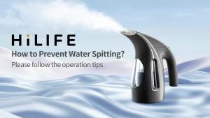 HiLIFE Steamer for Clothes Portable Handheld Design 240ml Big Capacity 700W Strong Penetrating Steam Removes Wrinkle for Home Office(ONLY FOR 120V)-Black