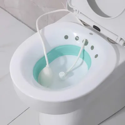 【SG Stock】Portable Bidet Sitz Bath Tub Basin for Pregnant Women Elderly Postpartum Hemorrhoids Patient Toilet Sitz Bath
