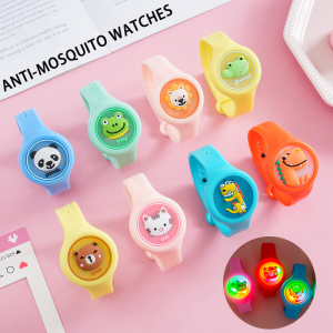 Anti-mosquito Watches for Children With Led Light Cartoon kids Watch Mosquito Repellent