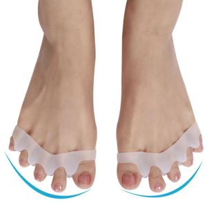 [SG SELLER]2Pcs Toe Separator Correction Hallux Valgus Corrector Silicone Orthopedic Hammer Separator Straightener Spreader Foot Care Tool