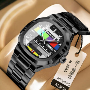 CQ440 New casual and fashionable mens watch high-end exquisite waterproof square quartz watch cool clock gift 