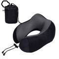 Coslife Portable Travel Neck Pillow for Airplane 100% Pure Memory Foam Travel Pillow for Flight Headrest Sleep. 