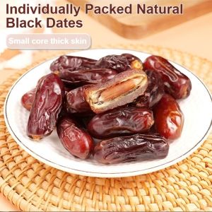 Fresh Western Black Dates Creamy Candied Dates Dried Fruit Preserves Healthy Delicious Snacks