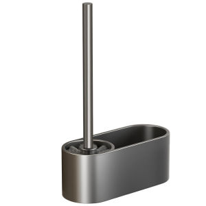 Aluminum Toilet Bathroom Cleaning Toilet Brush cleaning accessories Toilet Brush and Cleaner set Wall-mounted Cleaning Space