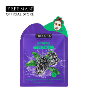 Freeman Beauty Deep Clearing Tea Tree and Blackberry Sheet Mask