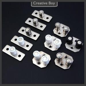 [Creative] 2Pcs Floor Mount Sliding Wooden Door Guide Roller Retainer Top