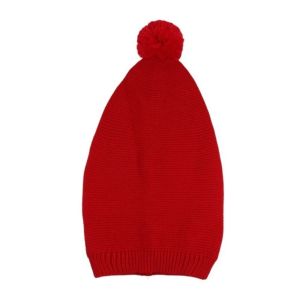 GEANAN Mũ Giáng Sinh vui vẻ Mũ len Giáng sinh Ông già Noel Xanh Đỏ Mũ sọc Quà tặng Móc len Mũ len ông già Noel Người lớn