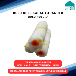 Isi Bulu Roll Kapal 4" inch Refill Kuas Cat Roll Expander