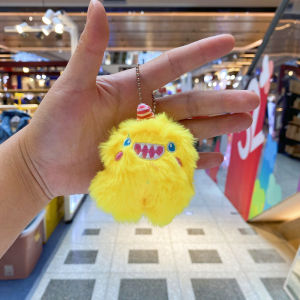 พวงกุญแจมอนเตอร์สีพาสเทล พวงกุญแจตุ๊กตา รูปทรงน่ารัก สําหรับห้อยตกแต่งกระเป๋า กุญแจบ้าน รถ