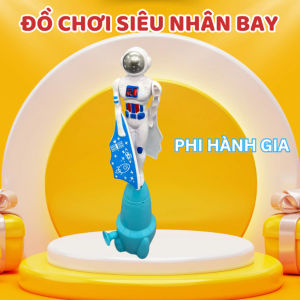 Đồ Chơi Siêu Nhân Bay Chong Chóng - Biến Hình Mô Hình Người Sắt Người Nhện Rút Dây Phóng
