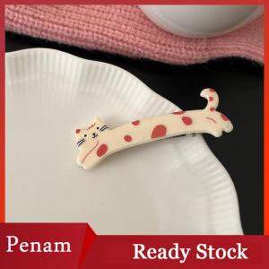 [PAM] Cartoon Hair Clip Cute Cat Shape Side Bangs Clip Makeup Tools For Female Ladies Hairpin Girls Headwear Accessories Gifts