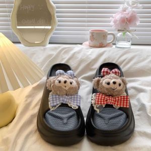 [Free Shipping] High Heel Slippers For Women Summer Outdoor Wear New Thick Sole EVA Slippers Soft Sole Home Slippers Cool Slippers