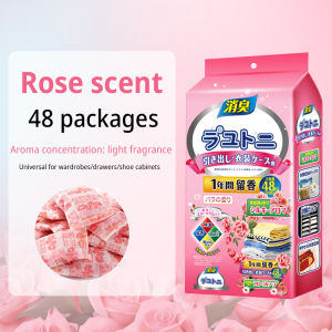 Floral mothballs Scented sachets for clothes floral scented mothballs extracted from plants non-toxic insect repellent moisture-proof large pack of 48 small sachets ubat gegat