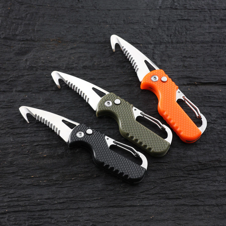 Multi purpose key chain knife, small pocket box / belt cutter, sharp ...