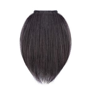 OMQAIO Soft Daily Black Clip In Hair Extension Women Girls Hair Styling Tool Hair Accessories Heat Resistant Fiber Invisible Seamless Hair Pads Synthetic Pads Top Side Cover Hair Piece
