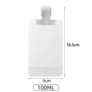 🚚SG Seller🚚30ml/50ml/100ml Reusable travel dispensing bag Portable travel lotion refill bag cosmetics Shampoo Lotion transparent sample bottle