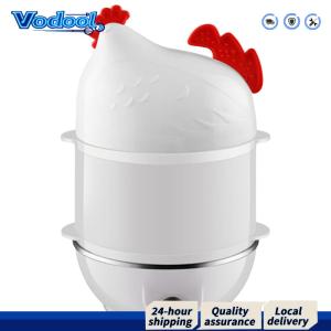 เครื่องนึ่งไข่ไฟฟ้าขนาดกะทัดรัดพร้อมระบบตัดไฟอัตโนมัติสำหรับทำไข่ต้มและไข่ลวกในบ้าน