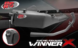 [Tặng Chắn Bùn Cổ Pô] Pô Tăng R8 Gỉa Zin Cho Xe WINNER150