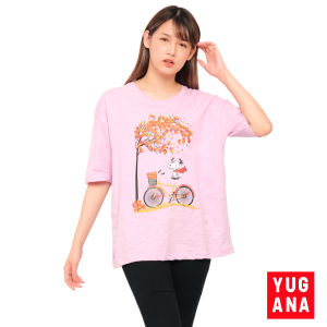 YUGANA - PRINCE Kaos Oversize Wanita Lengan Pendek