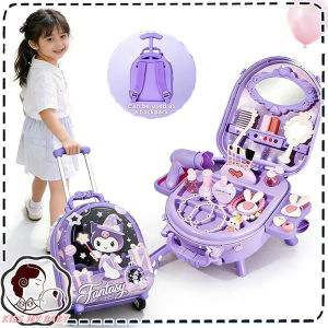 33PCS Dressing Table Toys for Kids Pretend Play Set for Girl Makeup Toys Cognitive Training Gift